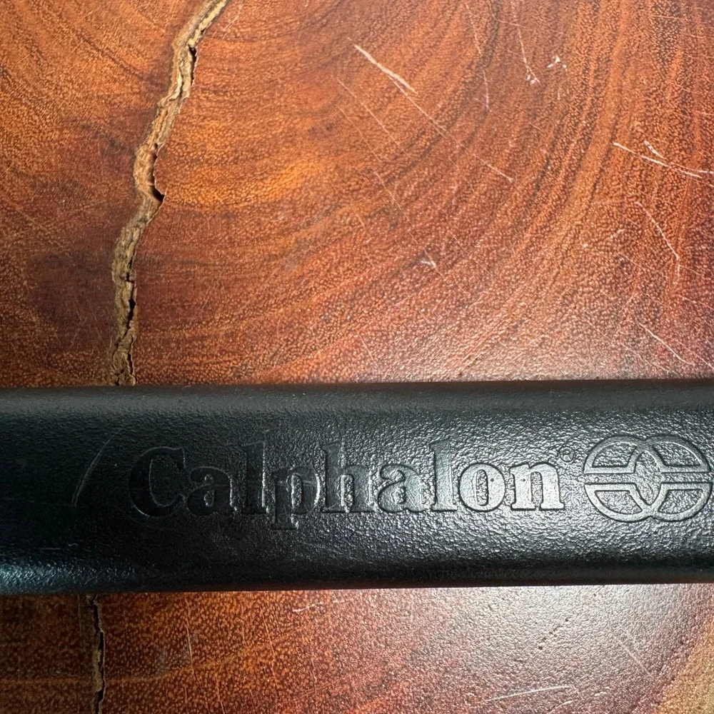 Calphalon Black Nylon Solid Mixing Serving Spoon Heat Resistant 400F 14 Inch